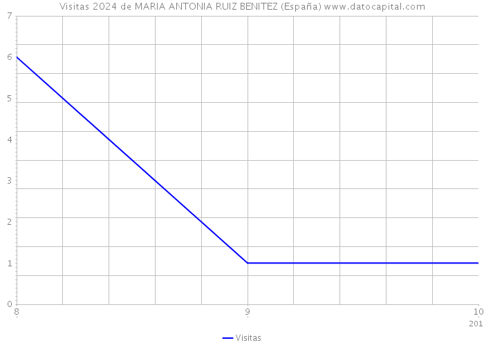 Visitas 2024 de MARIA ANTONIA RUIZ BENITEZ (España) 