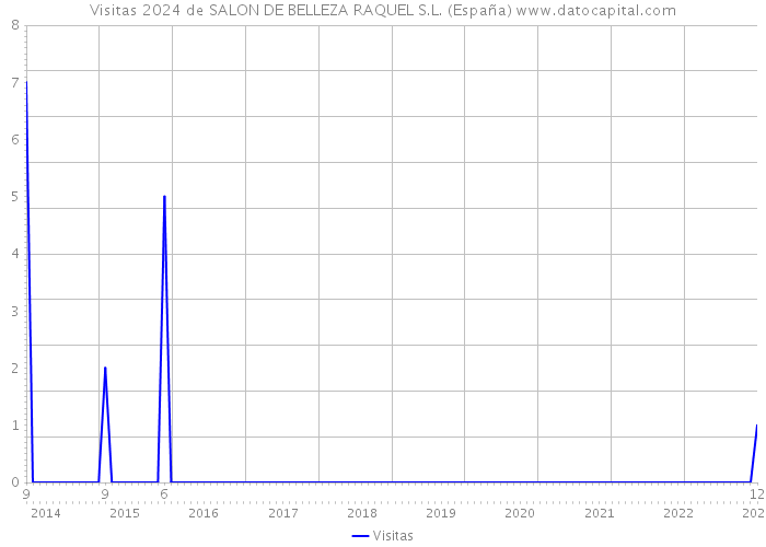 Visitas 2024 de SALON DE BELLEZA RAQUEL S.L. (España) 