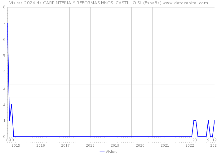 Visitas 2024 de CARPINTERIA Y REFORMAS HNOS. CASTILLO SL (España) 