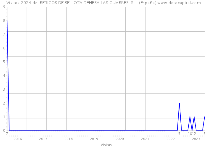 Visitas 2024 de IBERICOS DE BELLOTA DEHESA LAS CUMBRES S.L. (España) 