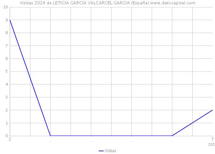 Visitas 2024 de LETICIA GARCIA VALCARCEL GARCIA (España) 